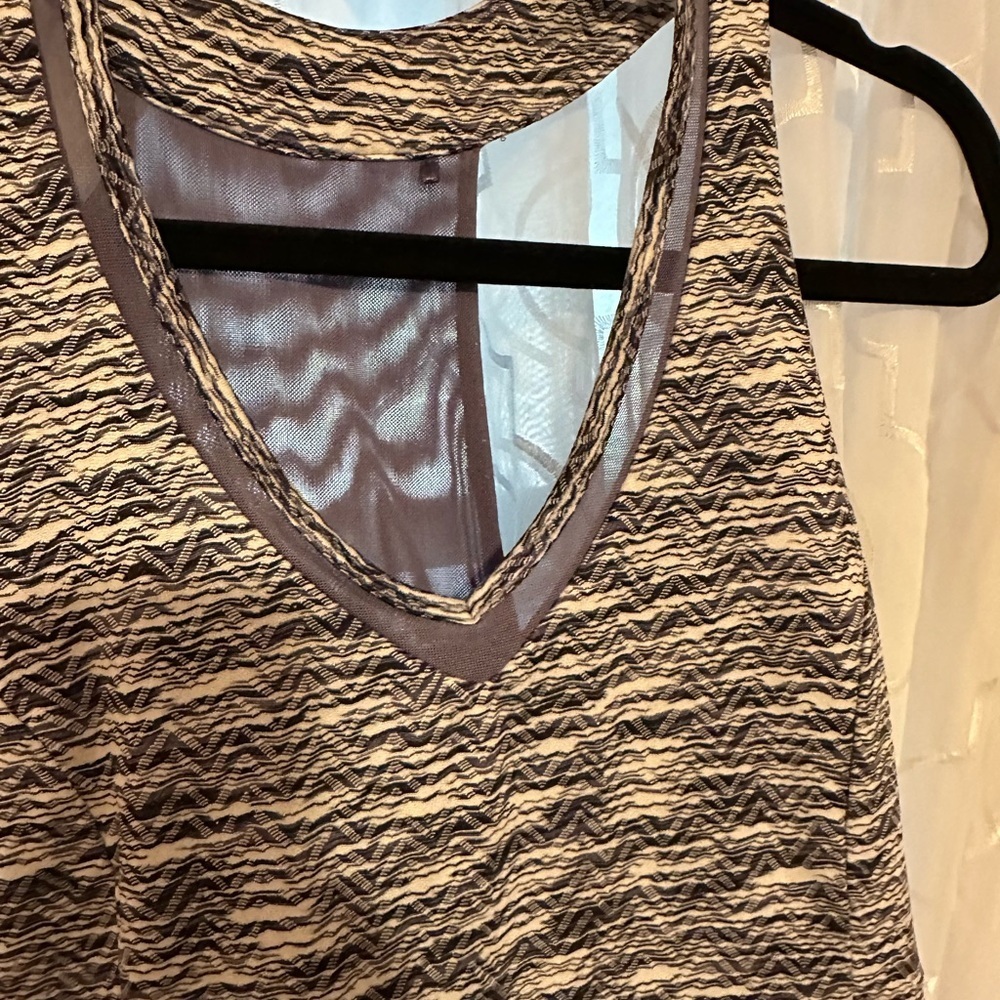 MPG Monochrome Zigzag Fabric Athletic Dress - Picture 3 of 6